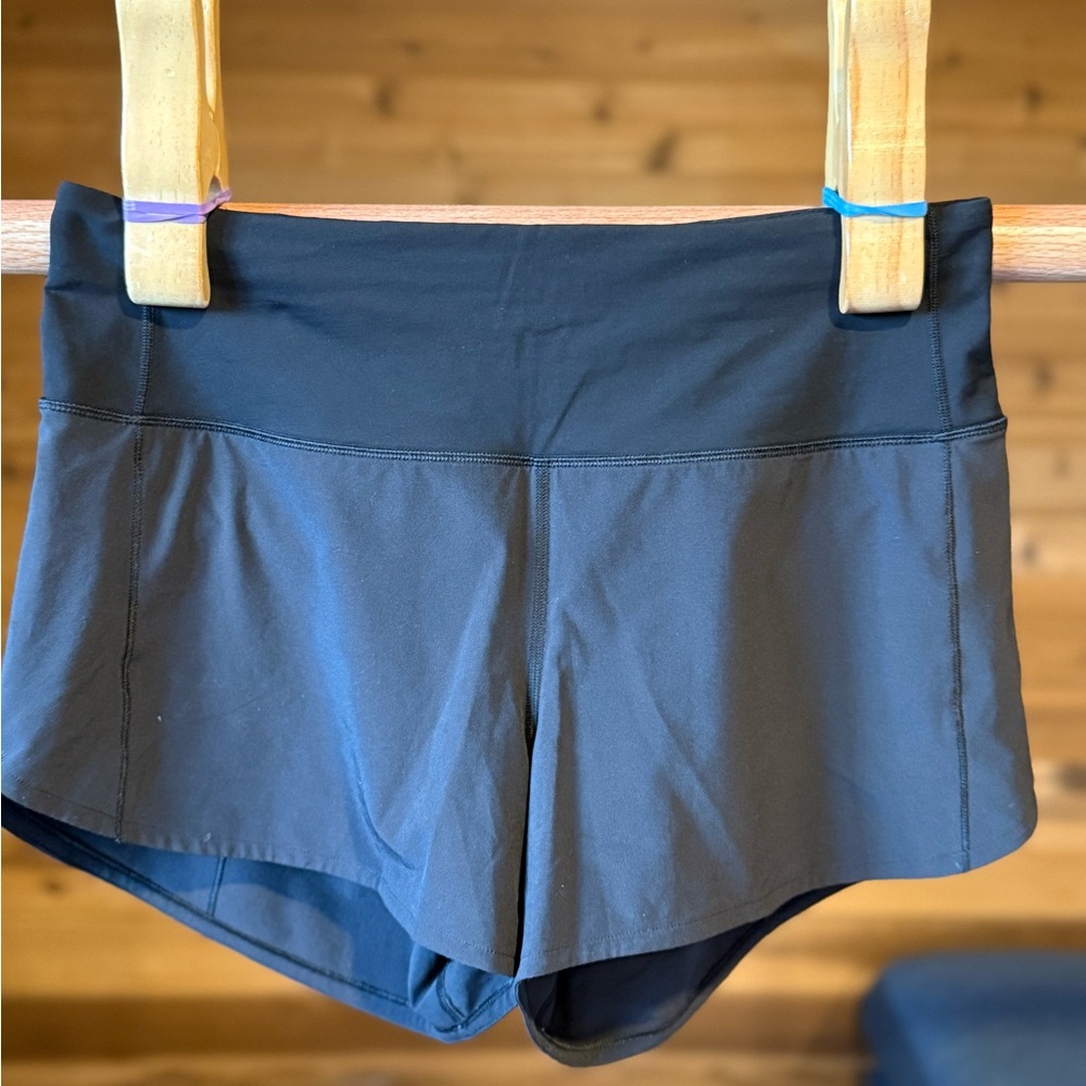 Lululemon Speed Up High Rise Black Athletic Shorts